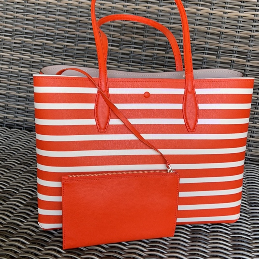 Kate Spade All Day Sailing Stripe Large Tote - Picture 13 of 16